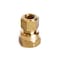 Homeplus+ ATC 3/8 in. Compression in. X 3/8 in. D FPT Brass Coupling 6JC120110701036 - alternate 2